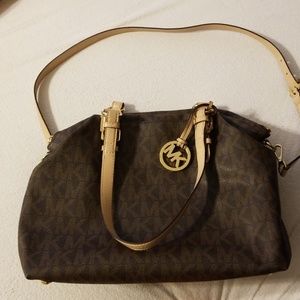 Brown MK purse